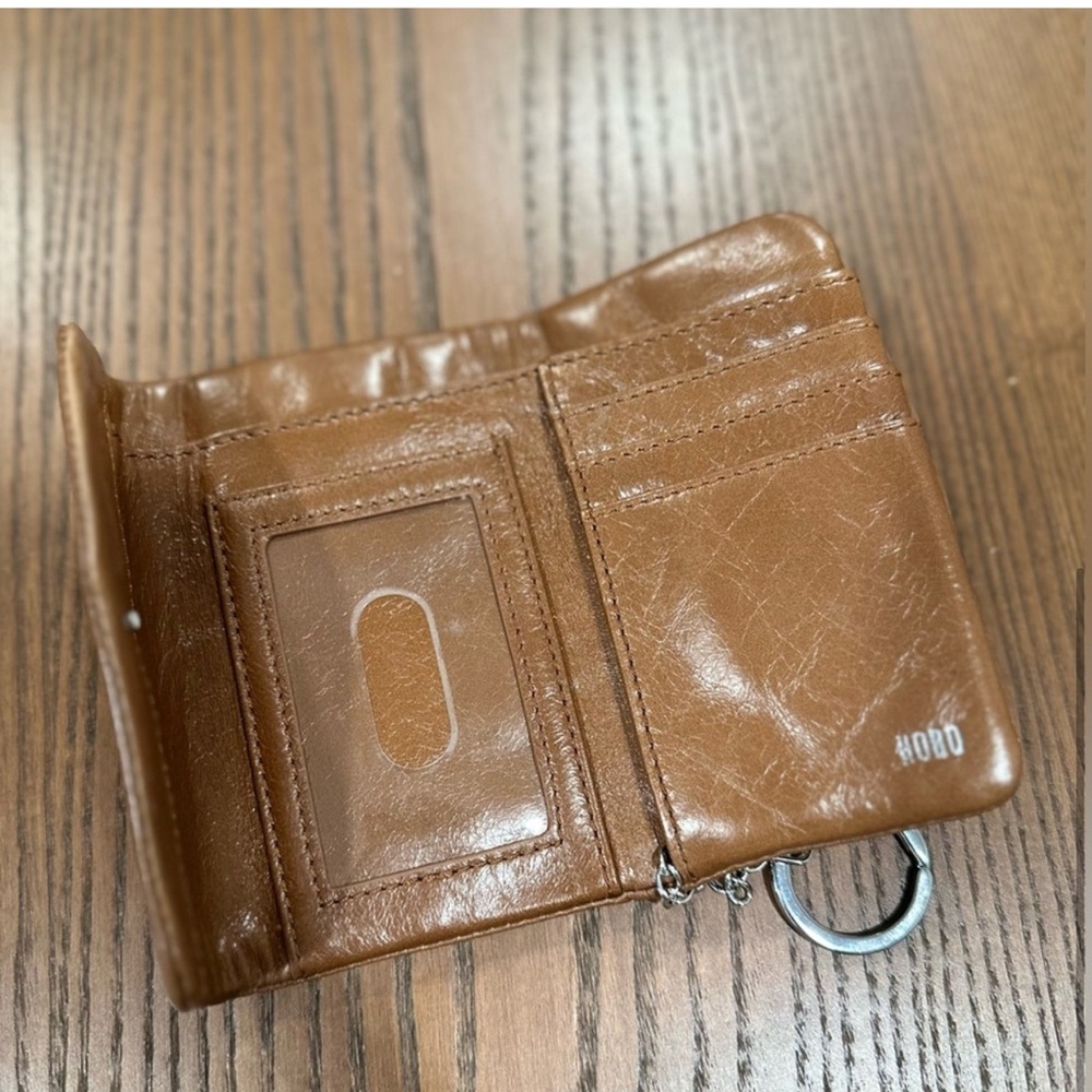 HOBO Brown Leather Wallet